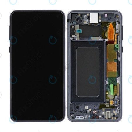Samsung Galaxy S10e G970F - Ecran LCD + Sticlă Tactilă + Ramă (Prism Black) TFT