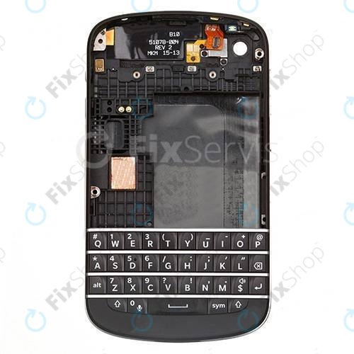 Blackberry Q10 - Ecran LCD + Sticlă Tactilă + Ramă (White) TFT