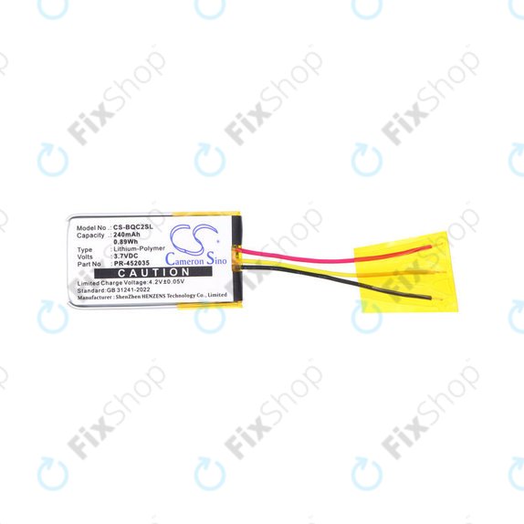Baterie pentru Bose QC20, 240mAh, Li-Pol, 3.7V, PR-452035, HQ