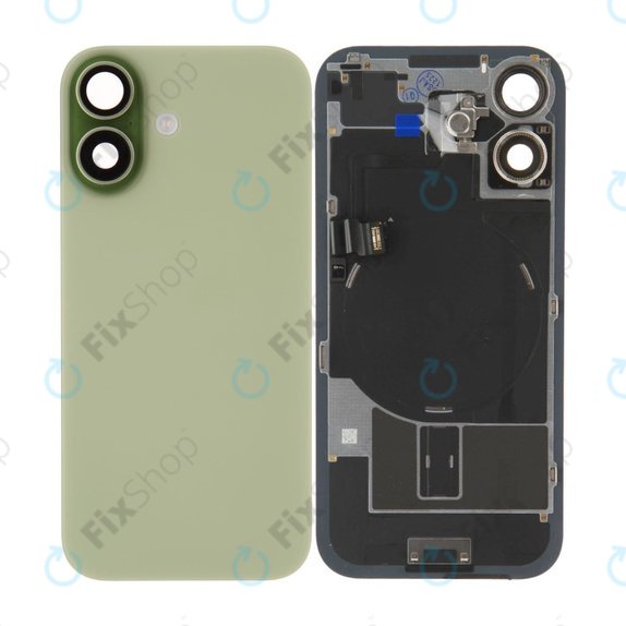 Sticlă carcasă spate pentru iPhone 17, Sage, Pulled A