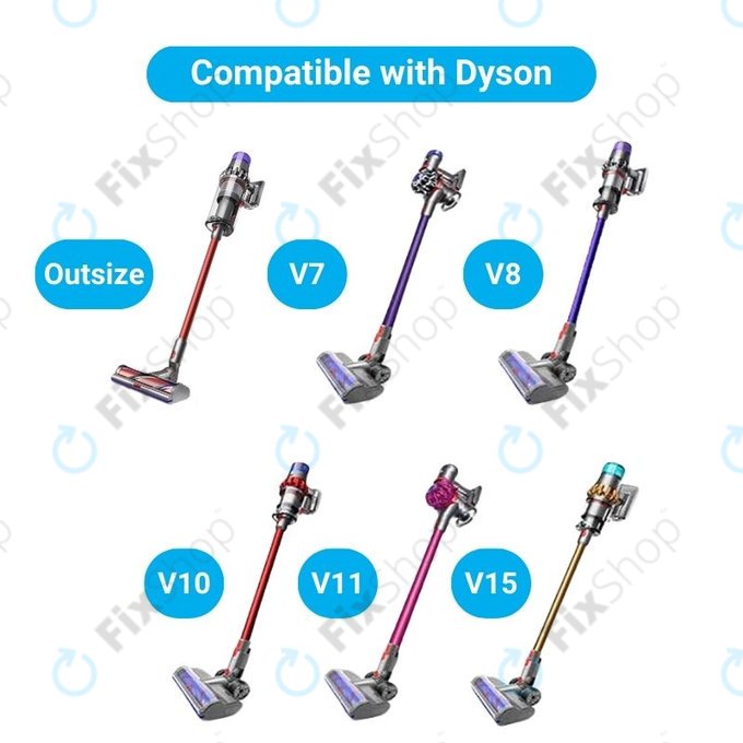 Dyson V-series, Outsize - Duză de Podea cu Role Duble