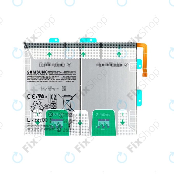 Samsung Galaxy Tab S10 Lite X400, X406, S10 FE X520, X526 - Baterie EB-BX526ABE 8000mAh - GH82-37144A Genuine Service Pack