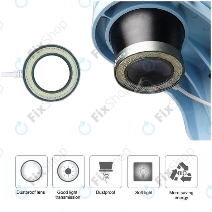 Sunshine SS-033C - Sticlă de Protecție a Obiectivului cu Iluminare LED