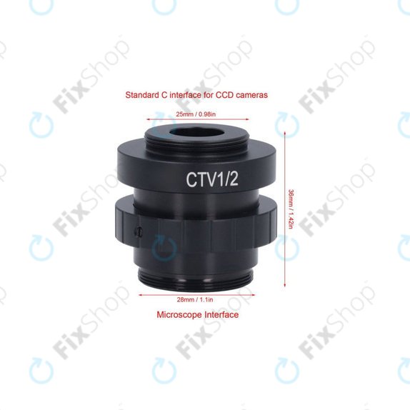 Adaptor CTV 1/2" C-Mount pentru microscop