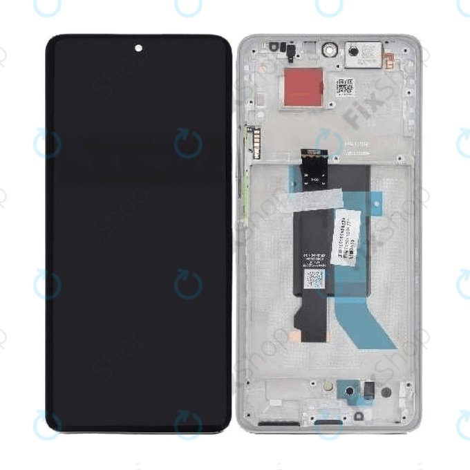 Xiaomi Poco X7 24095PCADG - Ecran LCD + Sticlă Tactilă + Ramă (Silver) - 5600030O16P00 Genuine Service Pack