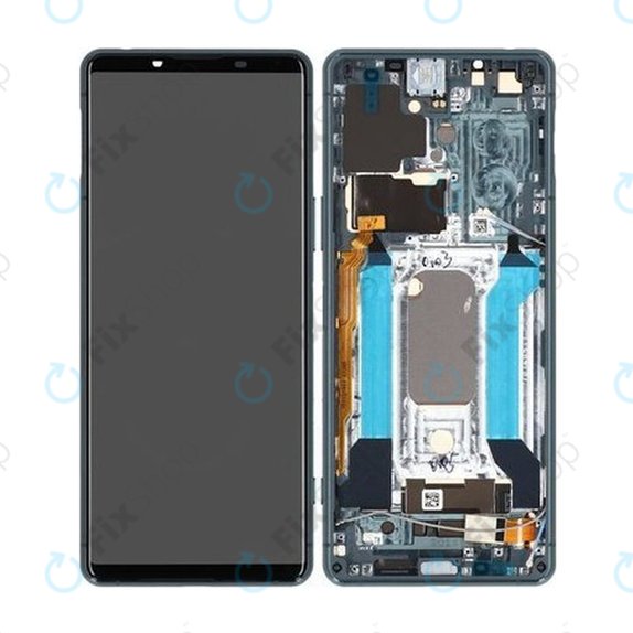 Sony Xperia 5 III - Ecran LCD + Sticlă tactilă + Cadru (Green) - A5033716A Genuine Service Pack