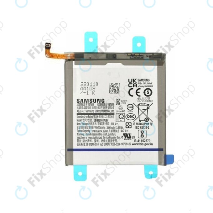 Samsung Galaxy S22 S901B - Baterie EB-BS901ABY 3700mAh - GH82-27494A Genuine Service Pack