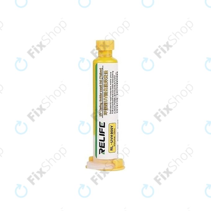 Relife RL-UVH900Y - Mască UV Rezistentă de lipit - 10ml (Galben)