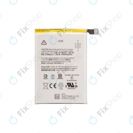 Google Pixel 3 XL - Baterie G013C-B 3430mAh - G823-00114-01 Genuine Service Pack