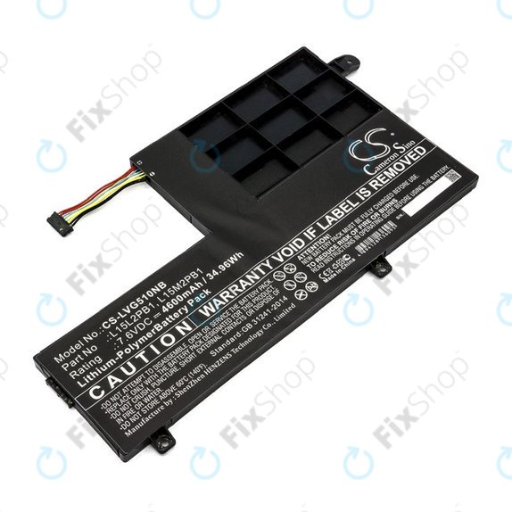 Baterie pentru Lenovo Yoga 510 14, Yoga 510 15, 4600mAh, Li-Pol, 7.6V, L15L2PB1, HQ