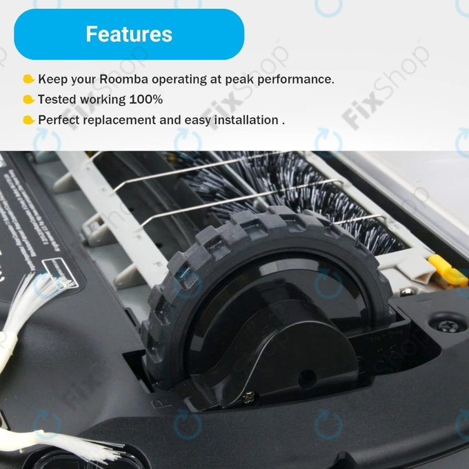 iRobot Roomba 500, 600, 700, 800, 900-series - Roată cu Motor (Stânga)