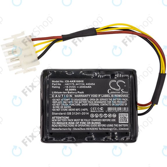 Baterie pentru Al-Ko Robolinho 100, Al-Ko Robolinho 110, 2500mAh, Li-Ion, 18V, 440454, HQ