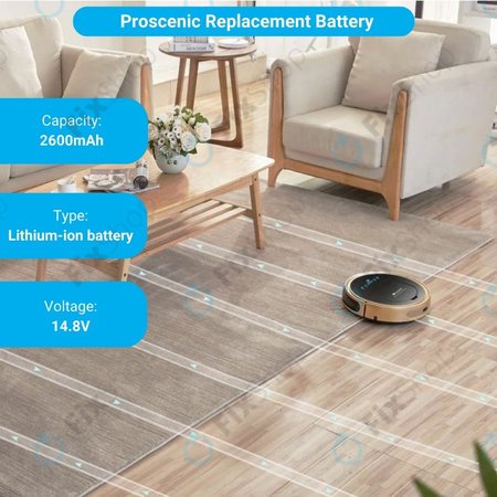 Proscenic Cocoa Smart 780T, 790T, Summer P1s, P2s - Baterie VR1717 Li-Ion 14.8V 2600mAh HQ
