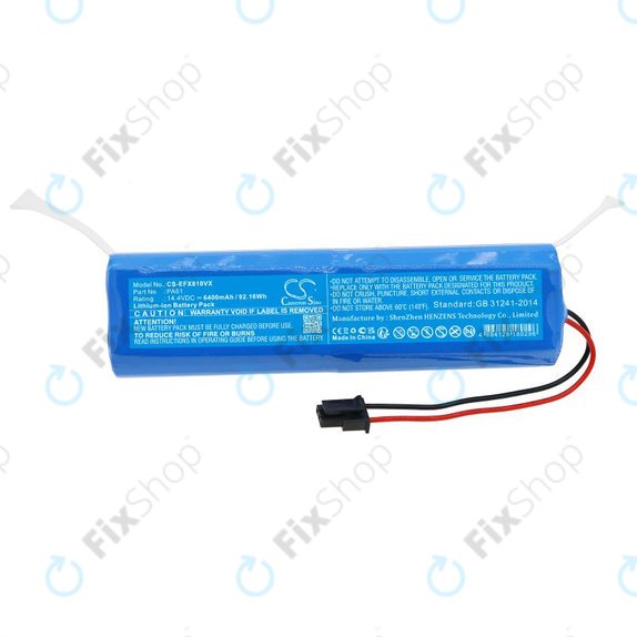 Baterie pentru Eufy RoboVac X8 Hybrid, 6400mAh, Li-Ion, 14.4V, PA61, HQ