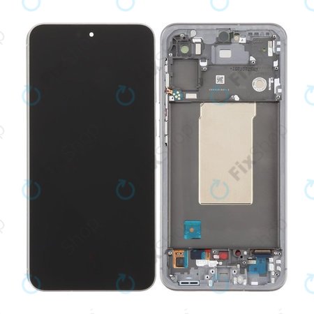 Samsung Galaxy A56 A566E - Ecran LCD + Sticlă Tactilă + Ramă (Awesome Lightgray) TFT