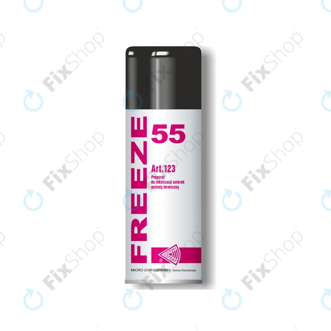 Freeze 55 - Spray de congelare -55 ° C (neconductiv, inflamabil) - 400ml