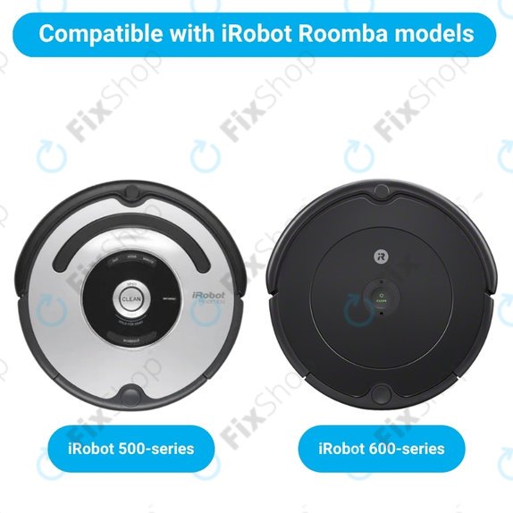 Set de piese de schimb pentru iRobot Roomba 500, 600-series (1 pereche de perii principale, 2x Filter, 2x Perie laterală)