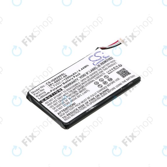 Baterie pentru Garmin Nüvi 2660, 1200mAh, Li-Pol, 3.7V, 361-00051-00, HQ