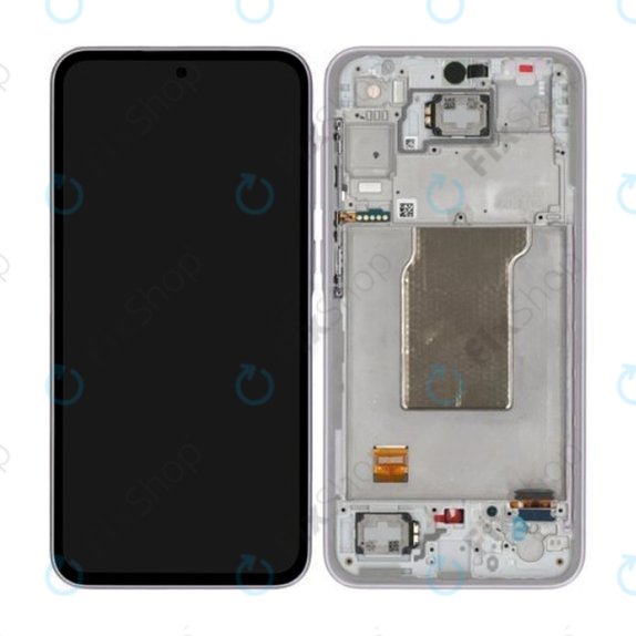 Samsung Galaxy A35 A356B - Ecran LCD + Sticlă Tactilă + Ramă (Awesome Lilac) - GH82-34221C Genuine Service Pack