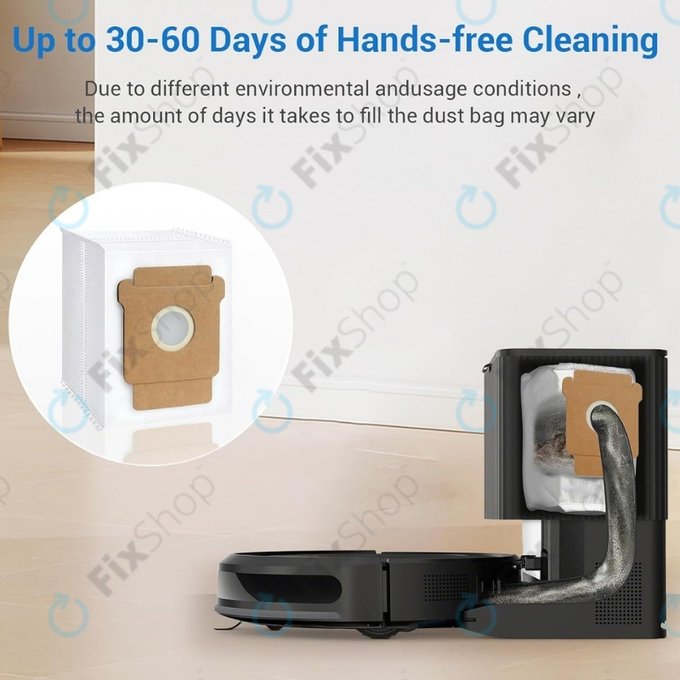Sac de praf, 4 buc. pentru iRobot Roomba Max 705, Plus 504, 505