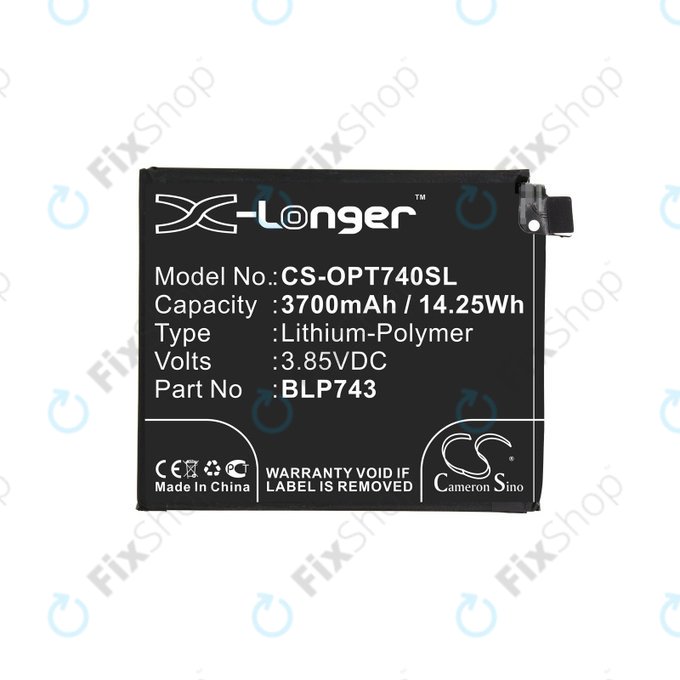 OnePlus 7T - Baterie BLP743 3700mAh HQ