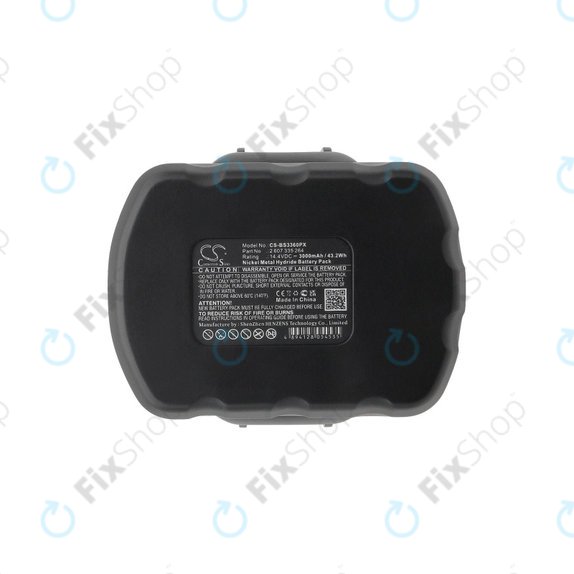 Baterie pentru Bosch 13614, 3000mAh, Ni-MH, 14.4V, 2 607 335 264, HQ