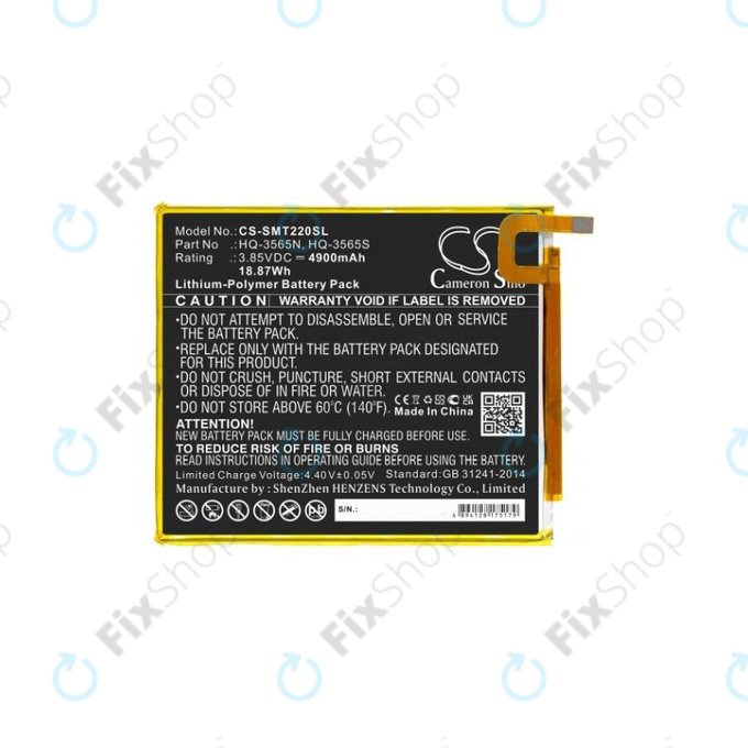 Samsung Galaxy Tab A7 Lite - Baterie HQ-3565N 4900mAh HQ