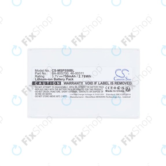 Baterie pentru Cipherlab 8300-L, Metrologic MK5502, 750mAh, Li-Ion, 3.7V, BA-80S700, HQ