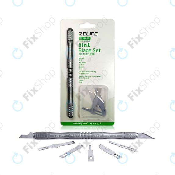 Relife RL-101B - Set de Unelte pentru îndepărtarea adezivului 8in1