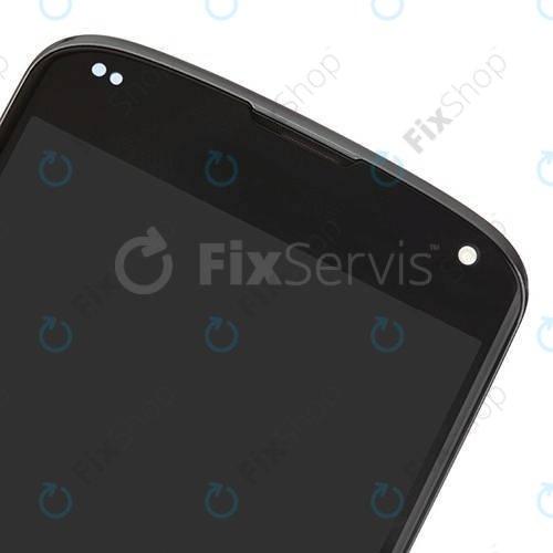 LG Nexus 4 E960 - Ecran LCD + Sticlă Tactilă + Ramă (Black) TFT