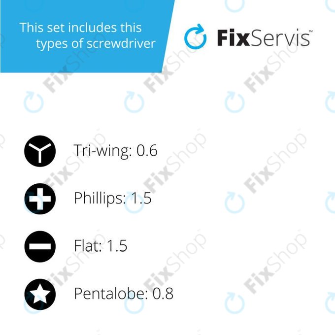 FixPremium - Set de Unelte pentru Montare a Telefoanelor mobile 9în1