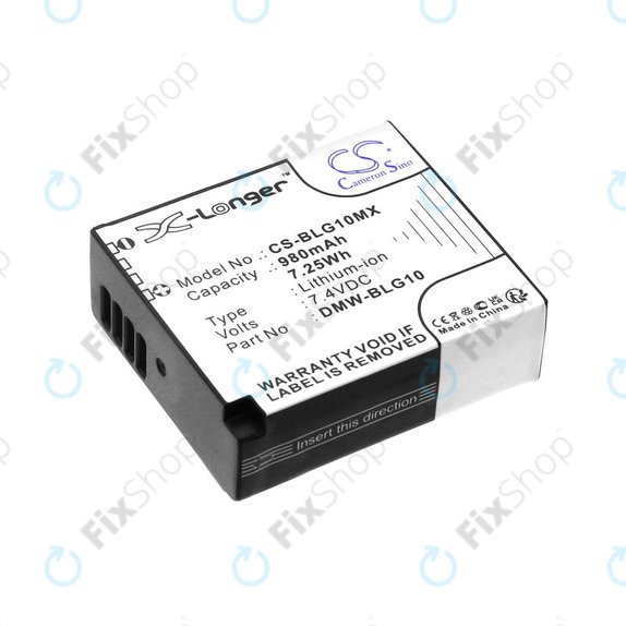 Baterie pentru Leica D-Lux Type 109, Panasonic Lumix DMC-GF3, GX7, LX100, 980mAh, Li-Ion, 7.4V, DMW-BLG10, HQ