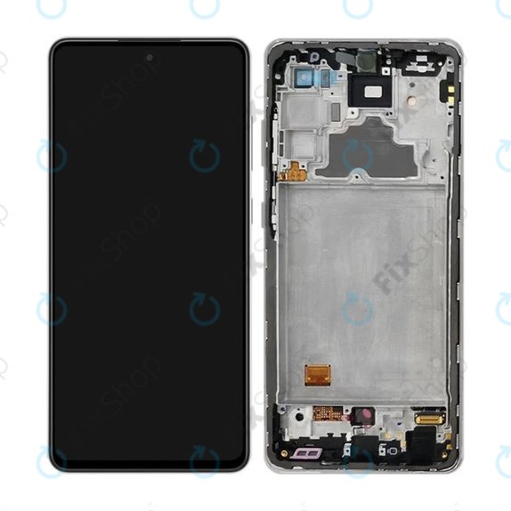 Samsung Galaxy A72 A725F, A726B - Ecran LCD + Sticlă Tactilă + Ramă (Black) OLED
