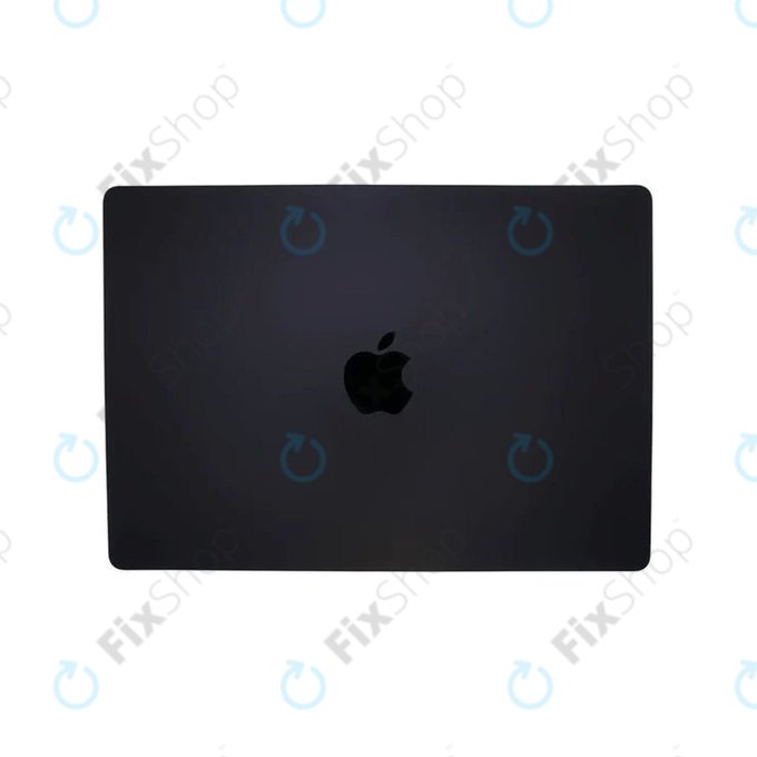 Display LCD pentru MacBook Pro 14", A3112, A3185 (2024), cu sticlă frontală și capac, Nano-Texture, Space Black, 661-41795, Genuine Apple