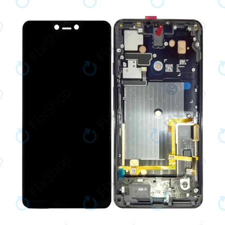 Google Pixel 3 XL - Ecran LCD + Sticlă Tactilă + Ramă (Just Black) TFT