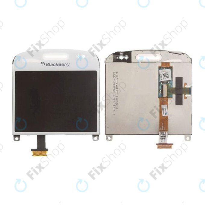 Blackberry Bold Touch 9900 - Ecran LCD + Sticlă Tactilă + Ramă Verzia 002 (White) TFT