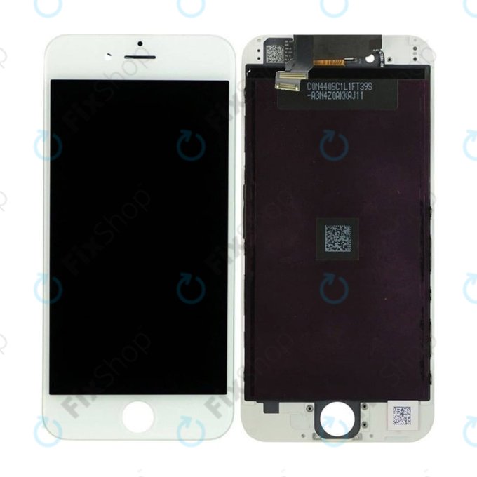Apple iPhone 6 - Ecran LCD + Sticlă Tactilă + Ramă (White) In-Cell FixPremium