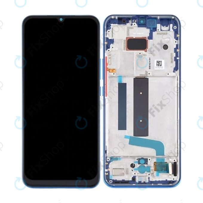 Xiaomi Mi 10 Lite - Ecran LCD + Sticlă Tactilă + Ramă (Aurora Blue) - 56000300J900 Genuine Service Pack