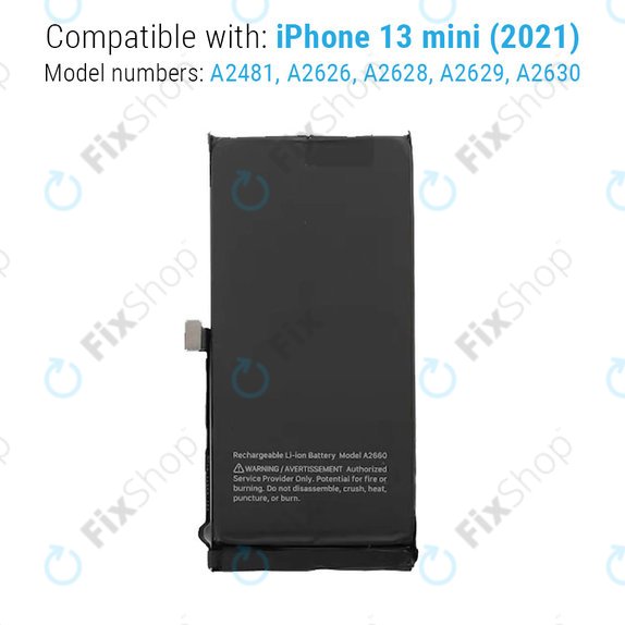 Baterie pentru iPhone 13 Mini, 2406mAh