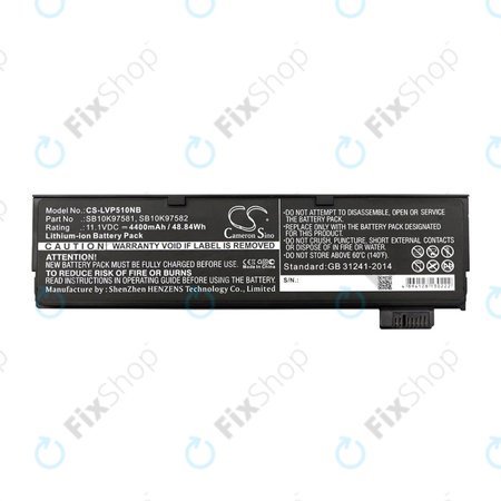 Baterie pentru Lenovo ThinkPad P51, T470, T570, 4400mAh, Li-Ion, 11.1V, SB10K97581, HQ