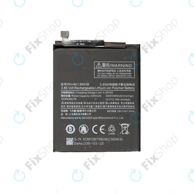 Xiaomi Mi Mix 2, 2S - Baterie BM3B 3400mAh