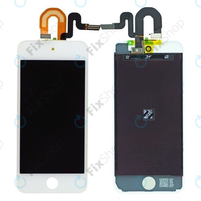 Apple iPod Touch (5th Gen, 6th Gen, 7th Gen) - Ecran LCD + Sticlă Tactilă + Ramă (White) TFT