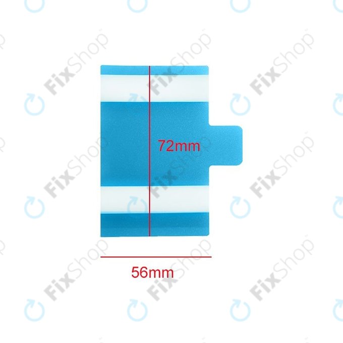 Universalpe Bandă adezivă sub Baterie Adhesive - 56 x 72mm