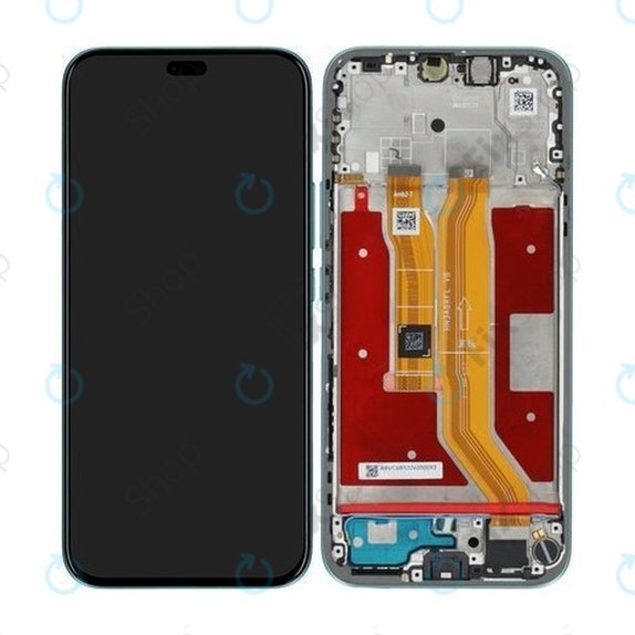 Honor 400 Lite - Ecran LCD + Sticlă Tactilă + Ramă (Marrs Green) - 0235ANTH Genuine Service Pack