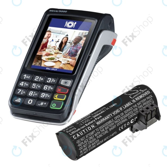 Baterie pentru Ingenico Move 5000, 3000mAh, Li-Ion, 3.7V, F26402376, HQ