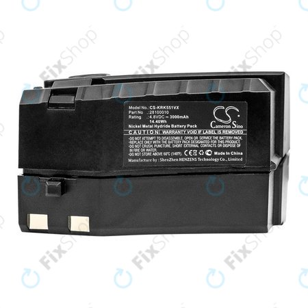 Kärcher KC55 - Baterie 6.654-118.0, 28100010 Ni-MH 4.8V 3000mAh HQ