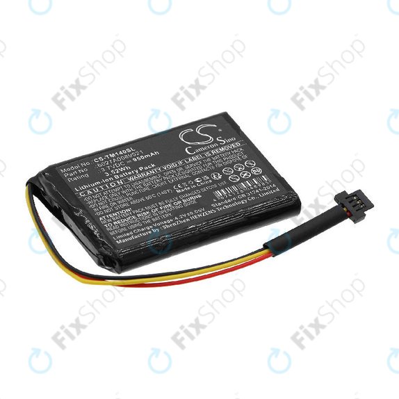 Baterie pentru TomTom One 140, Go 500, 950mAh, Li-ion, 3.7V, P2, HQ