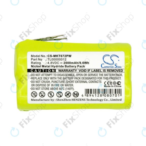 Baterie pentru Makita 6722D, 6723DW, 2000mAh, Ni-MH, 4.8V, TL00000012, HQ