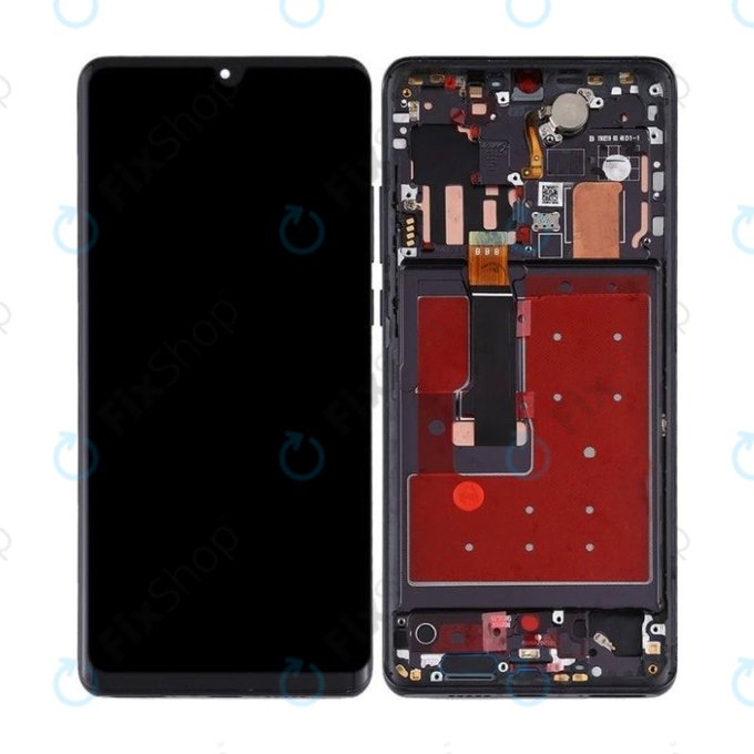 Huawei P30 Pro, P30 Pro 2020 - Ecran LCD + Sticlă Tactilă + Ramă (Black) OLED