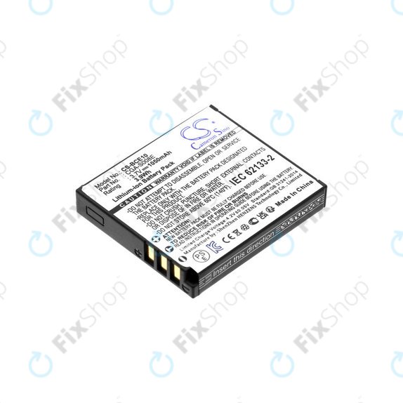 Baterie pentru Panasonic Lumix DMC, 1050mAh, Li-Ion, 3.7V, DMW-BCE10, HQ